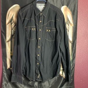 WRANGLER RETRO PREMIUM PEARL SNAP SHIRT size Large